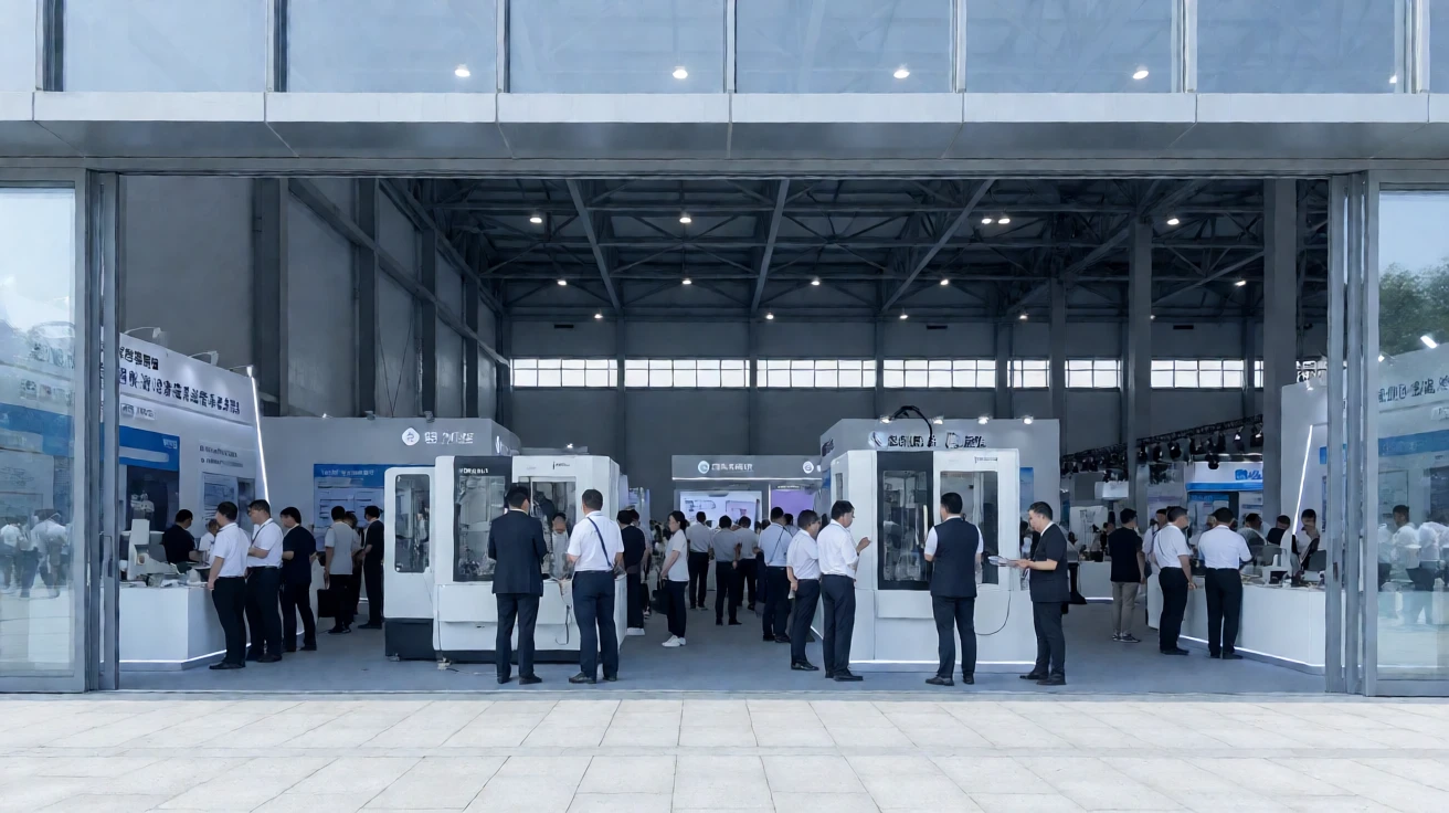 国家会展中心上海工业展会现场