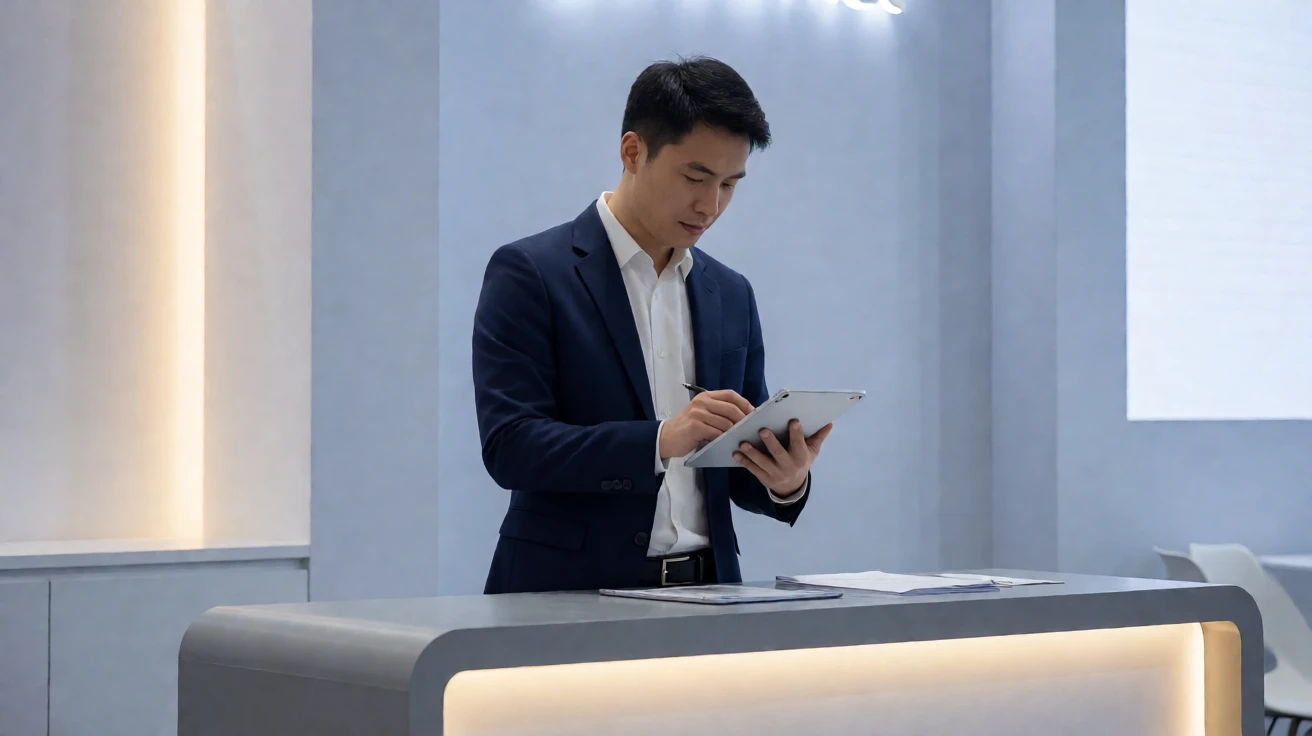 展会现场记录客户具体需求与采购条件